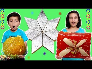 SWEETS CHALLENGE | Normal v/s Special Mithai Eating Challenge | Ep 77 Funny Aayu and Pihu Show