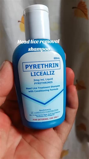 PYRETHRIN LICEALIZ #headliceremoval #liceremoval #shampoo