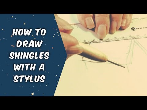 How to Draw Shingles Using a Stylus