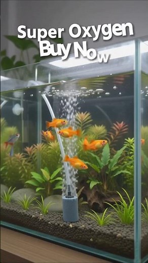 How to get maximum bubbles in fish tank using Pawfly Air Stone! 🐟