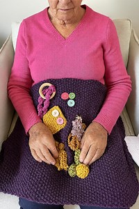 Knitted Fidget Blanket PATTERN: Sensory Activity Lap Blanket (PDF Download) - Etsy Australia