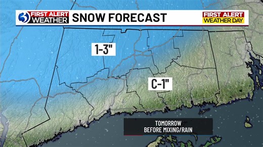 There could be some icy spots this morning. Tomorrow is another First Alert Weather Day for a mixed bag of precip! | WFSB - Channel 3 Eyewitness News
