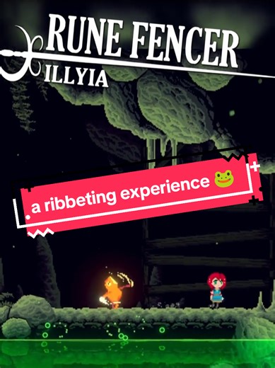 frog: haha im just a silly lil guy look at me illyia: haha frog: die by my hand Rune Fencer Illyia is an upcoming Action-Adventure game that will be launching on PC and the Nintendo Switch. #metroidvania #gaming #gamedev #indiedev #pixelart