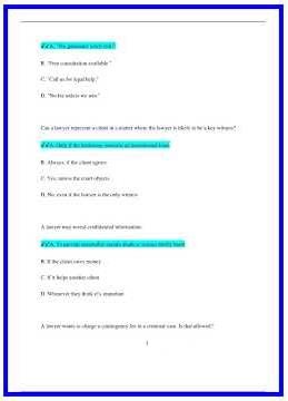 MPRE Multiple Choice Questions and Answers Latest Version 100 Pass250 636x882