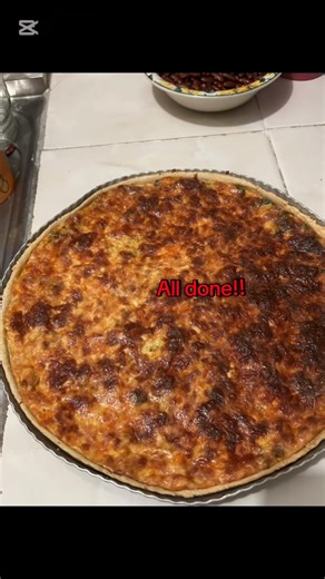 I have been wanting a #quiche so I made one! #cooking #asmr
