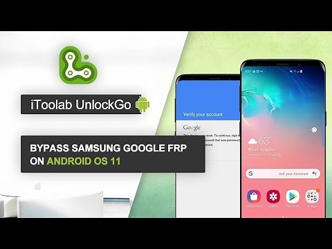 2025 Bypass FRP Google Verification Samsung Android 12/11 - iToolab UnlockGo (Android)