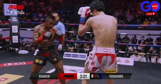 Muay Thai Legend Buakaw Banchamek Delivers Brutal 2-minute KO Of Yoshihiro Sato