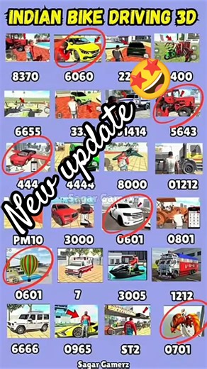 Only Real code ode 💥 Indian bike driving 3d all new cheat code update + plugin cheat code