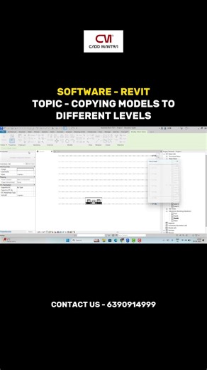 Revit Tutorial | Copying Models to Different Levels (Step-by-Step)