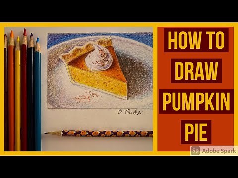 How to Draw Pumpkin Pie