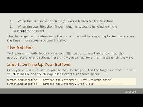 Enhance Your iOS App with Haptic Feedback for UIButton Interactions