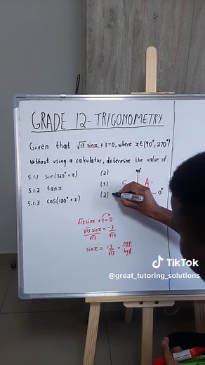 Simple Solutions for Trigonometry Ratios in Grade 12 Math
