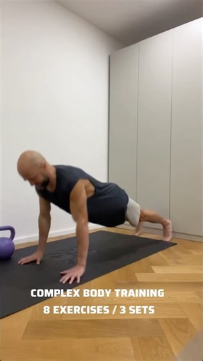 Full BODY COMPLEX TRAINING 8 EXERCISES/ 3 SETS