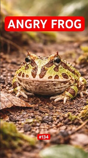 Argentine Horned Frog: Most Passive Aggressive Frog on Earth 🐸🔥 | A - Z Animals Part 134 |