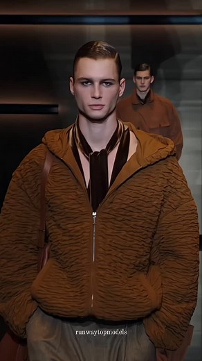 Jakob Jokerst for Emporio Armani FW25 . . . #jakobjokerst #model #emporioarmani #runway | runwaytopmodels