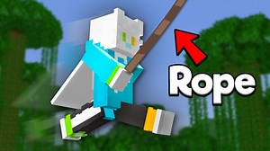 I Made A Grappling Hook In Minecraft!