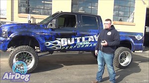 Here's a look at Alex showing you our AirDog ll-4G pumps on various trucks, ranging from 8psi-65psi and the noise level of the pumps. We offer the quietest brushed DC fuel, air, and water separation system on the market! Even the high pressure for the 6.0 and 7.3's has a very low noise level! | Airdog