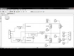 Single Phase Half Bridge Inverters Matlab simulation.
