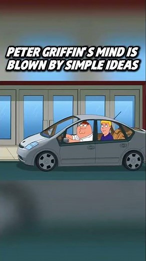 Peter Griffin's mind is blown by simple ideas #familyguy #viral