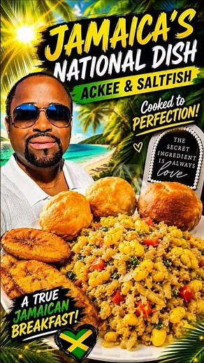 Ackee & Saltfish with Johnny Cakes | Pure Island Comfort Food 🇯🇲 #AckeeAndSaltfish