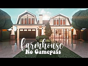 Roblox Bloxburg - No Gamepass Family Farmhouse - Minami Oroi