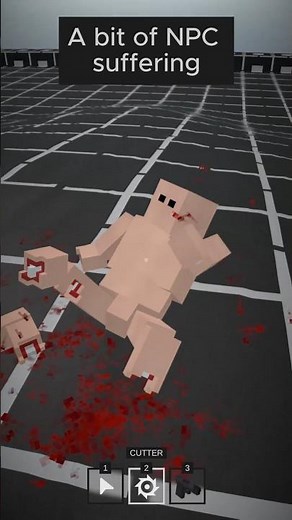 A bit of ragdoll gore #indiegame #brutal #blood #ragdoll