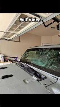 2026 Jeep Wrangler Windshield Replacement Done Right! 🔥🛠️#JeepWrangler #viral #AutoGlass #FYP