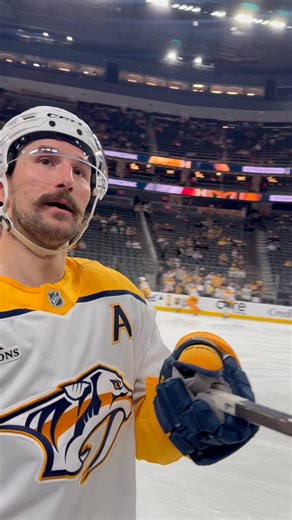 You know Felix couldn't miss the last game of 2025 🥹 | Nashville Predators