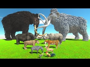 Prehistoric Mammals VS Empowered Modern Mammals - Epic Animal Battle - Who Will Dominate The Arena ?