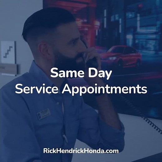 Schedule Honda Service Now at Rick Hendrick Honda
