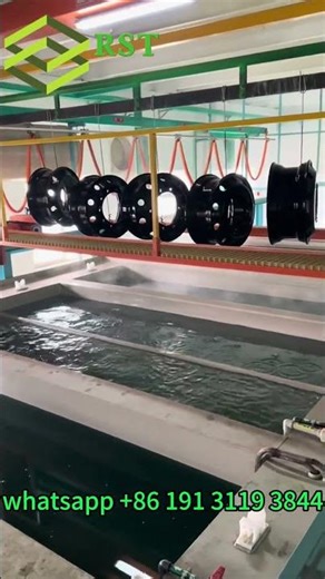 Wheel hub anodizing machine #hub #plating #anodizing #surfacefinishing #wheels #electroplating