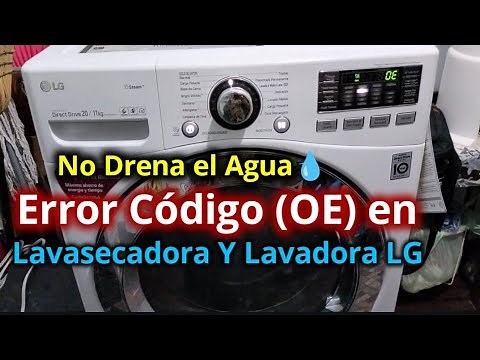 How to Fix OE Error Code on LG Washer and Dryer