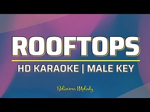 Rooftops | Jesus Culture | KARAOKE - Male Key G