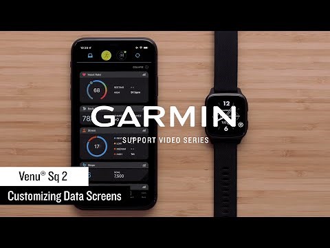 Garmin Support | Venu® Sq 2 | Customizing Data Fields