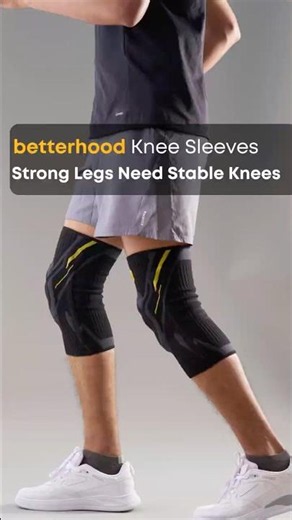 Strong Legs Need Stable Knees 🦵 | betterhood Knee Sleeves for Safer Workouts