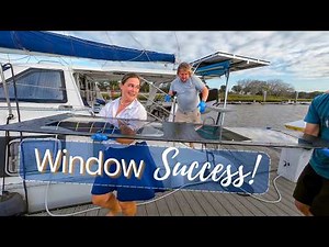 DIY Installing Seawind 1160 Frameless Window | Part 3 | Ep84