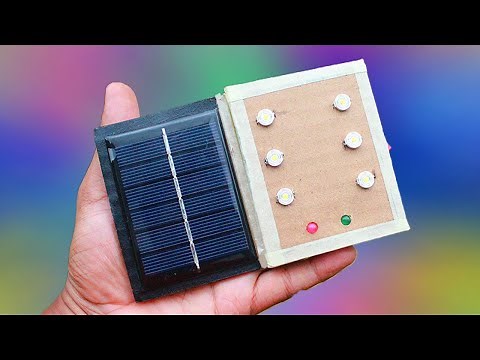 How To Make Emergency Solar LED Light At Home - DIY