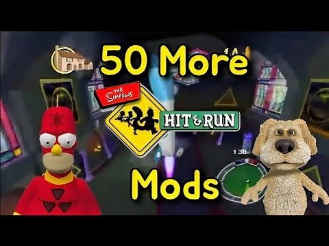 50 More Amazing Mods In The Simpsons Hit And Run
