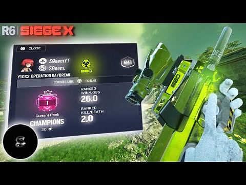 Insane Clutches With M80 Spoit Level Aim | Best Champion Settings & Sens (PS5/XBOX) - Siege X