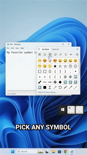 Type Any Symbol or Emoji INSTANTLY (Secret Shortcut) ⭐ #Shorts