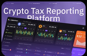 ↗️COINTAX - CRYPTO TAX REPORTING DASHBOARD UI DESIGN