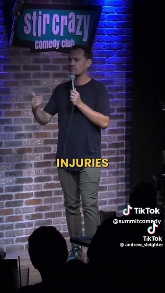 When’s the last time you saw a kid with a cast on? - ANDREW SLEIGHTER #standupcomedy #kids #fyp