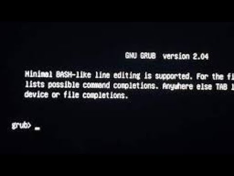 Grub Stuck |Ubuntu |boot to windows | Windows recovery mode| grub 2.04