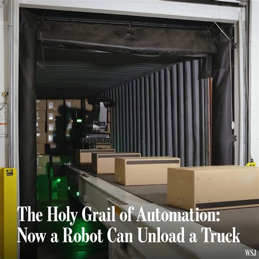 314K views · 1K reactions | : https://on.wsj.com/45A4LsH The robots are coming for the last human warehouse jobs. Loading and unloading a truck is backbreaking, mind-numbing work that retailers and parcel carriers have tried to solve for years. Workers may not stay long in these jobs. Summers and winters are particularly grueling for anyone stuck in a metal trailer, slinging heavy boxes. Injuries are common. New advances in robotics are changing that. | The Wall Street Journal | Facebook
