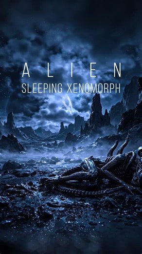 Sleeping Xenomorph 👽 Dark Sci-Fi Ambient on LV-426 #Shorts #alien #ambientmusic