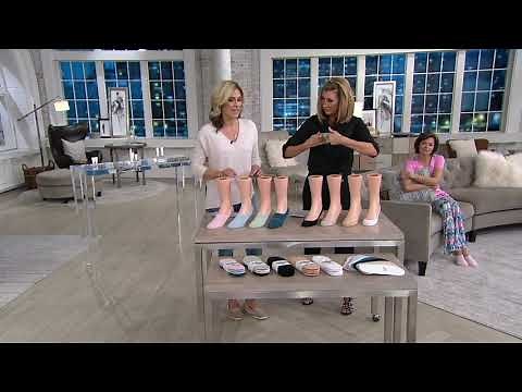 Bombas Set of 4 Lightweight No Show Socks on QVC