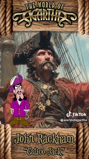 John Rackham - Fight Like a Man! #pirates #calicojack In this short video you'll meet John Rackham, as “Calico Jack.” John was an early 1700s pirate famous for his flashy clothes, skull-and-crossbones flag, and for sailing with Anne Bonny and Mary Read. If you like history, fantasy, mythology, and urban legends, you're going to love our book series The World of Agartha... Buy Book One - Cathedral of Time Amazon: https://tinyurl.com/53r9x5rj Barnes and Noble: https://tinyurl.com/mr33swzk Buy Book