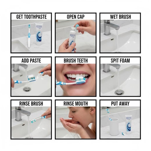 Brushing Teeth Visual Routine Cards – Autism & Special Needs (PDF) - Etsy