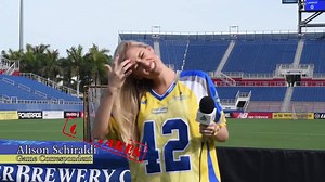 2.7K views · 36 reactions | ABC was Alison Behind the Crease, now let us present.... ABC: Alison's Blooper Clip  | Florida Launch | Facebook