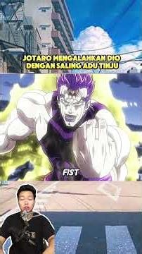 JOTARO DEFEATS DIO IN A FIST FIGHT #shorts